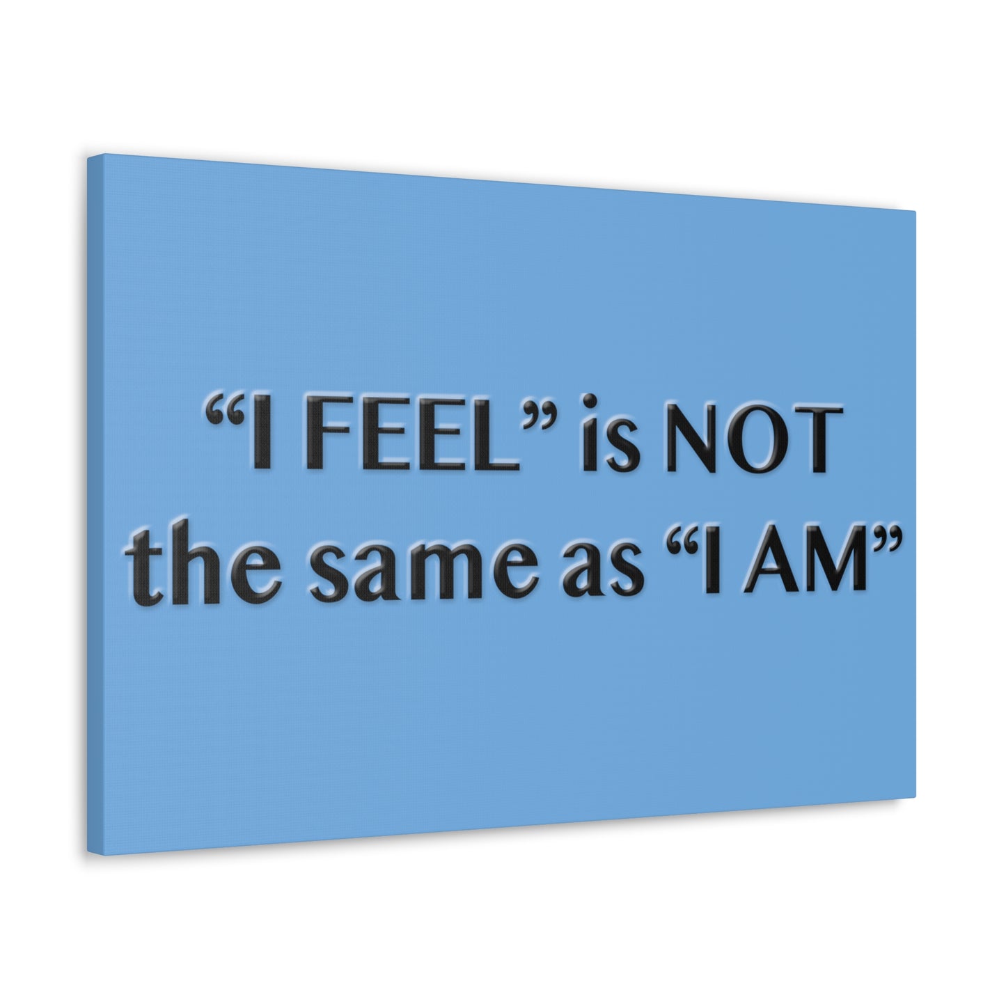 I Feel is Not the same as I Am Canvas Gallery Wraps