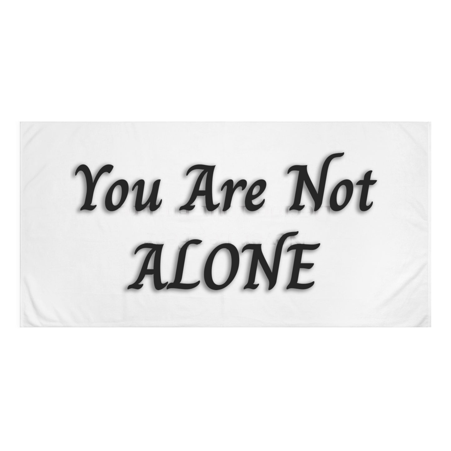 You Are Not Alone Mink-Cotton Towel