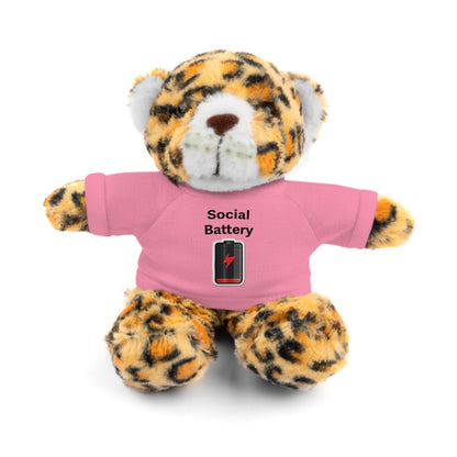 Social Battery Low Stuffed Animals with Tee