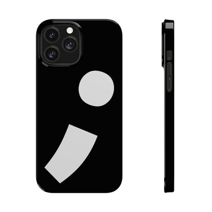 Semi-Colon ; Slim Phone Cases