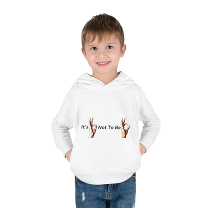 It's OK Not To Be OK Hands Toddler Pullover Fleece Hoodie