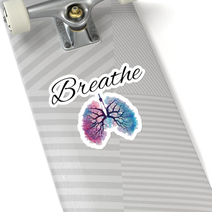 Breathe Kiss-Cut Stickers