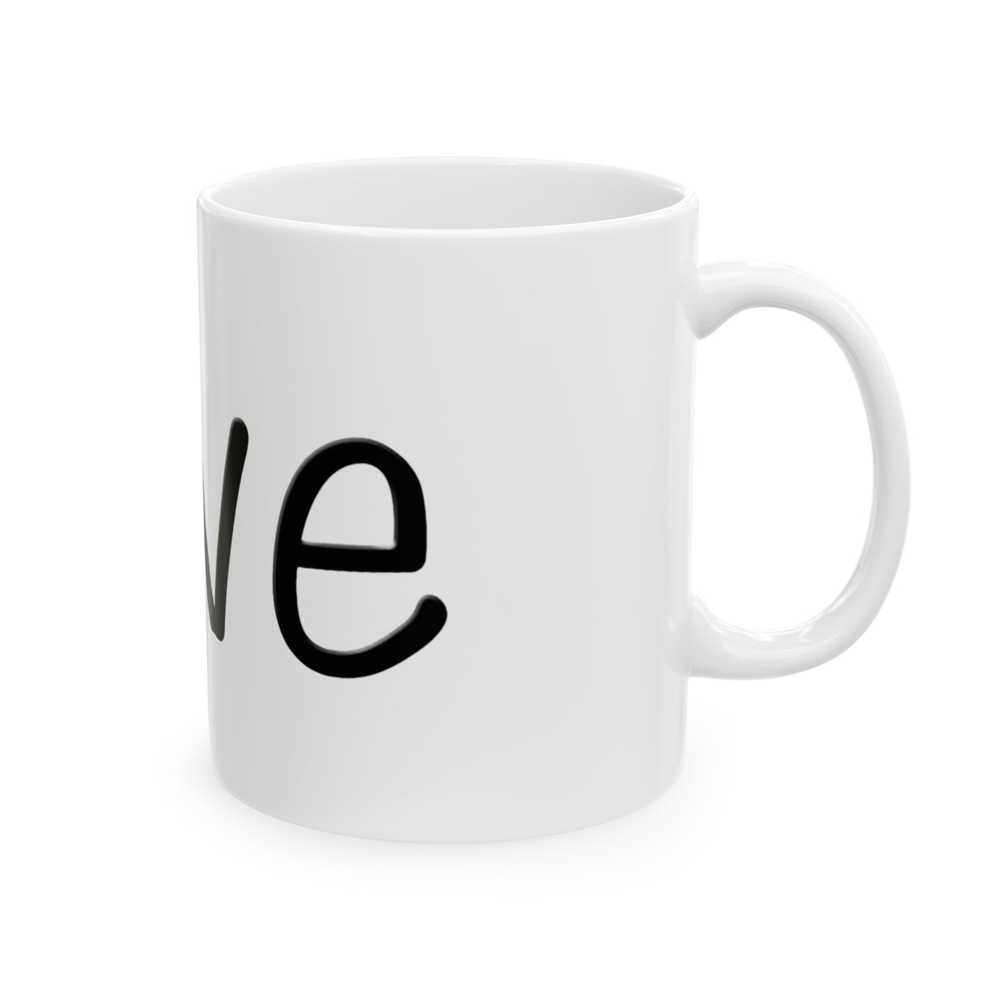 Semi-Colon L;ve 11oz Ceramic Mug