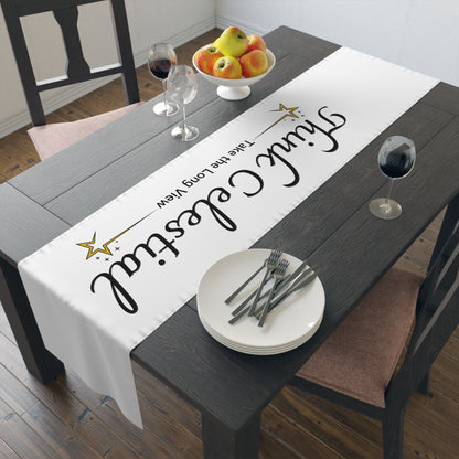 Think Celestial Table Runner (Cotton, Poly)