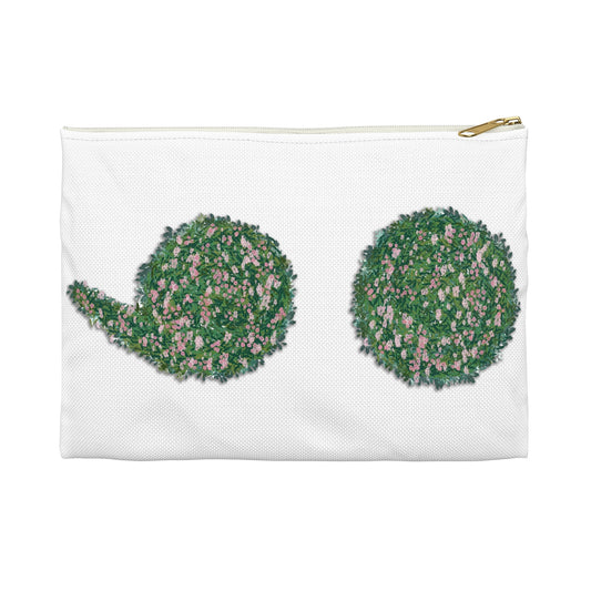 Flowers Semi-Colon Accessory Pouch