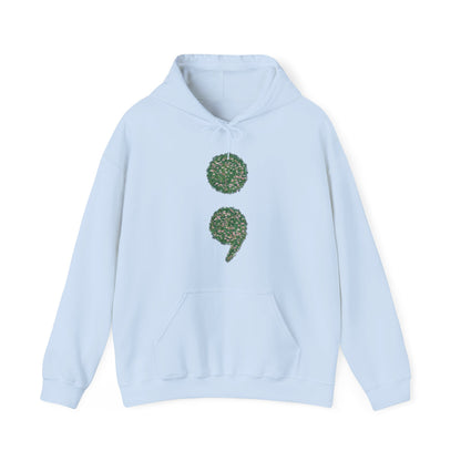 Flowers Semi-Colon Heavy Blend™ Hooded Sweatshirt