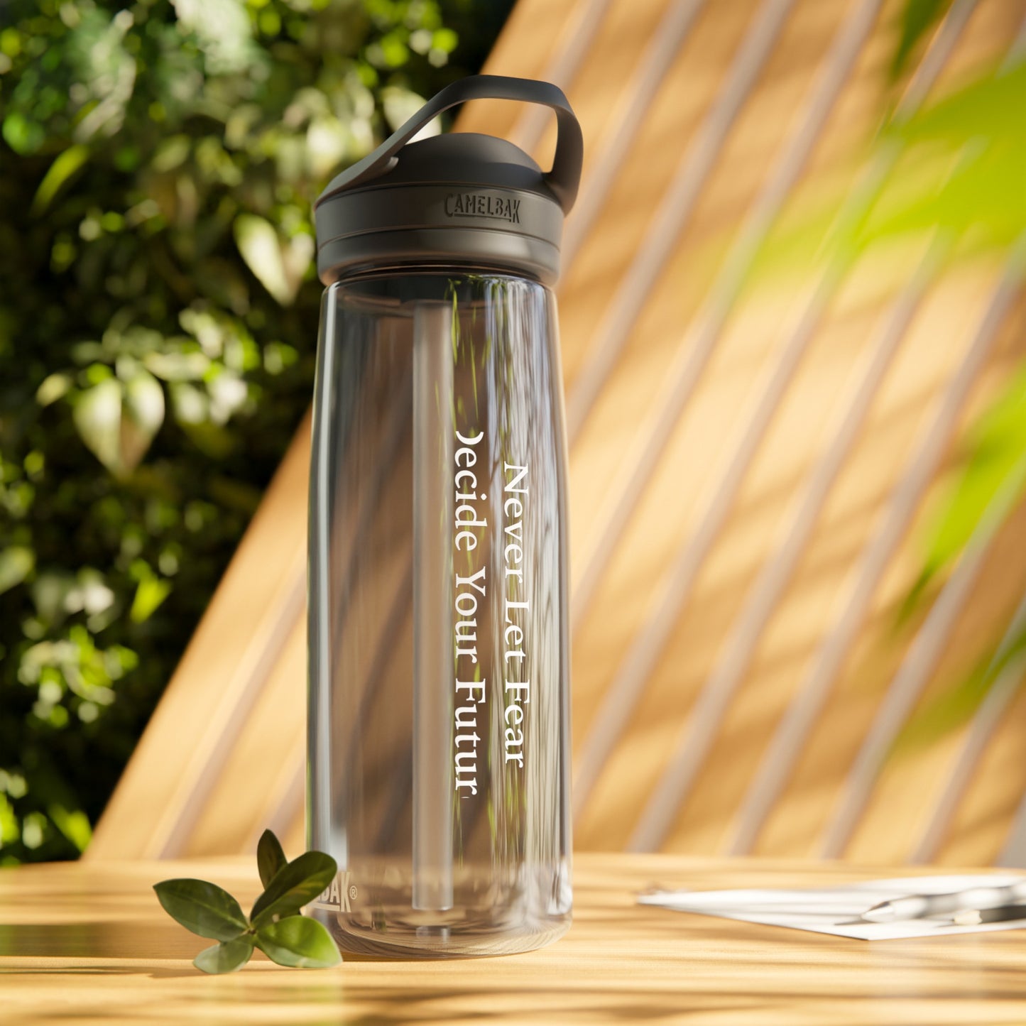 Never Let Fear Decide Your Future CamelBak Eddy® Water Bottle