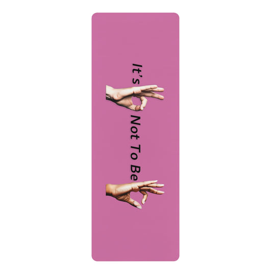 It's OK Not To Be OK Hands Rubber Yoga Mat