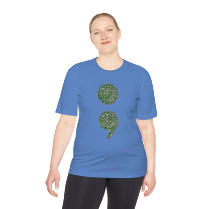 Flowers Semi-Colon Moisture Wicking Tee