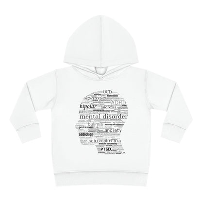 Mental Disorder Silhouette Pullover Fleece Hoodie