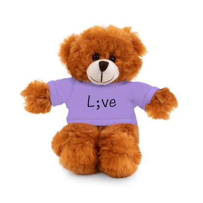 Semi-Colon L;ve Stuffed Animals with Tee