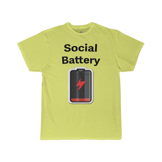 Social Battery Low Men's Short Sleeve Tee