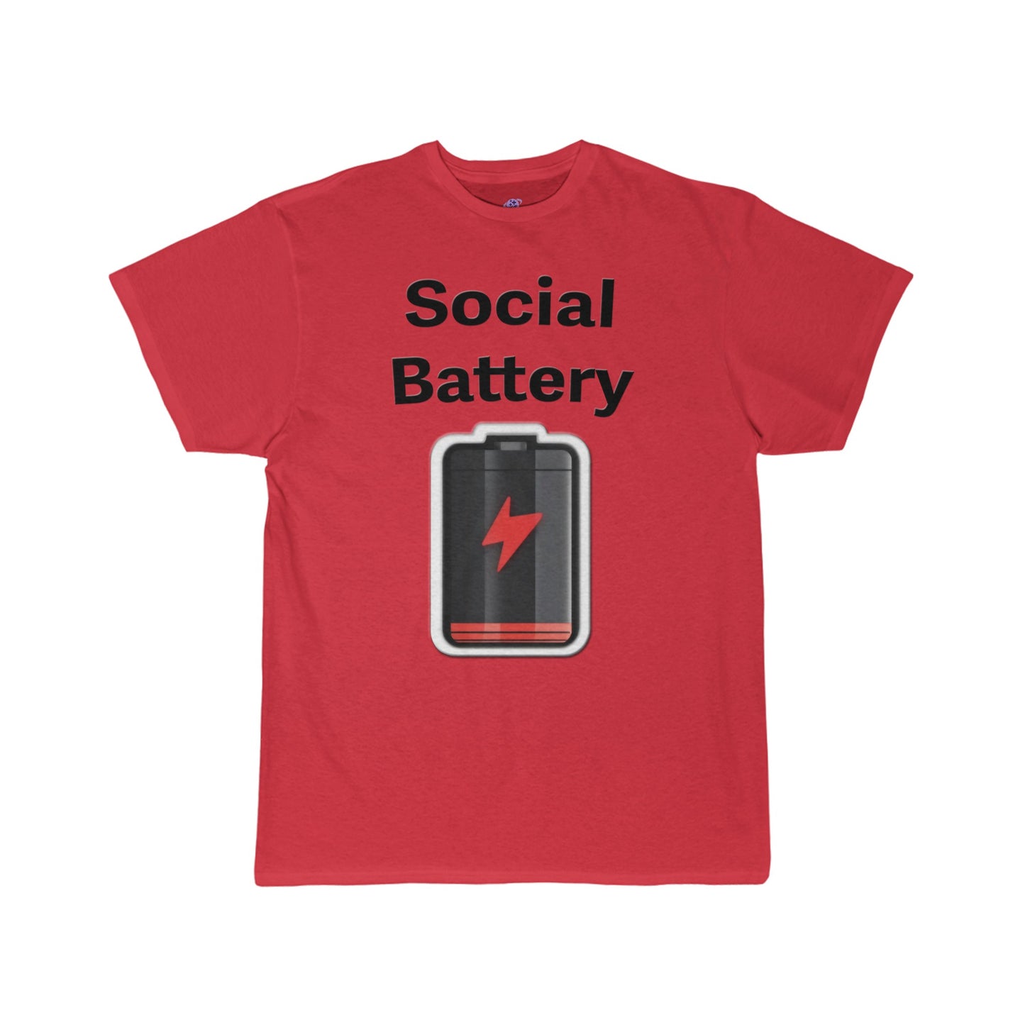 Social Battery Low Men's Short Sleeve Tee