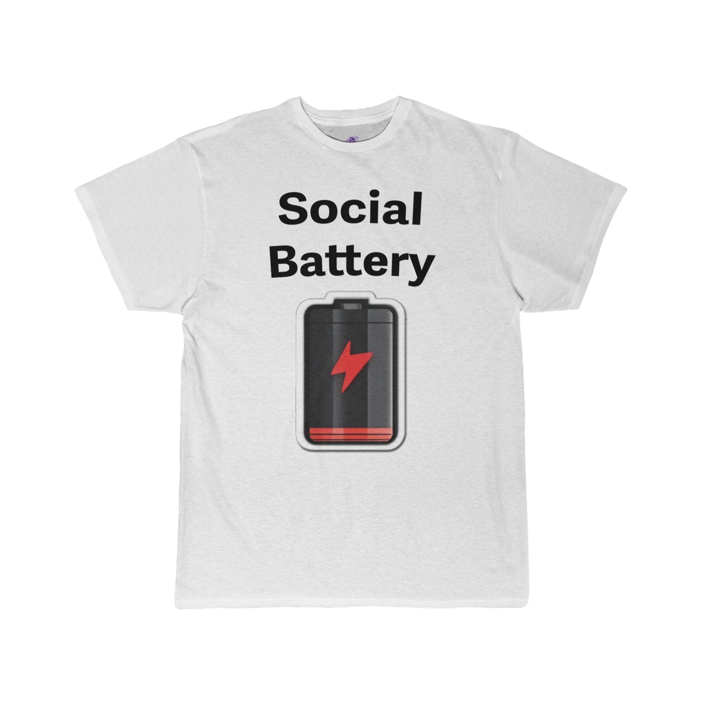 Social Battery Low Men's Short Sleeve Tee