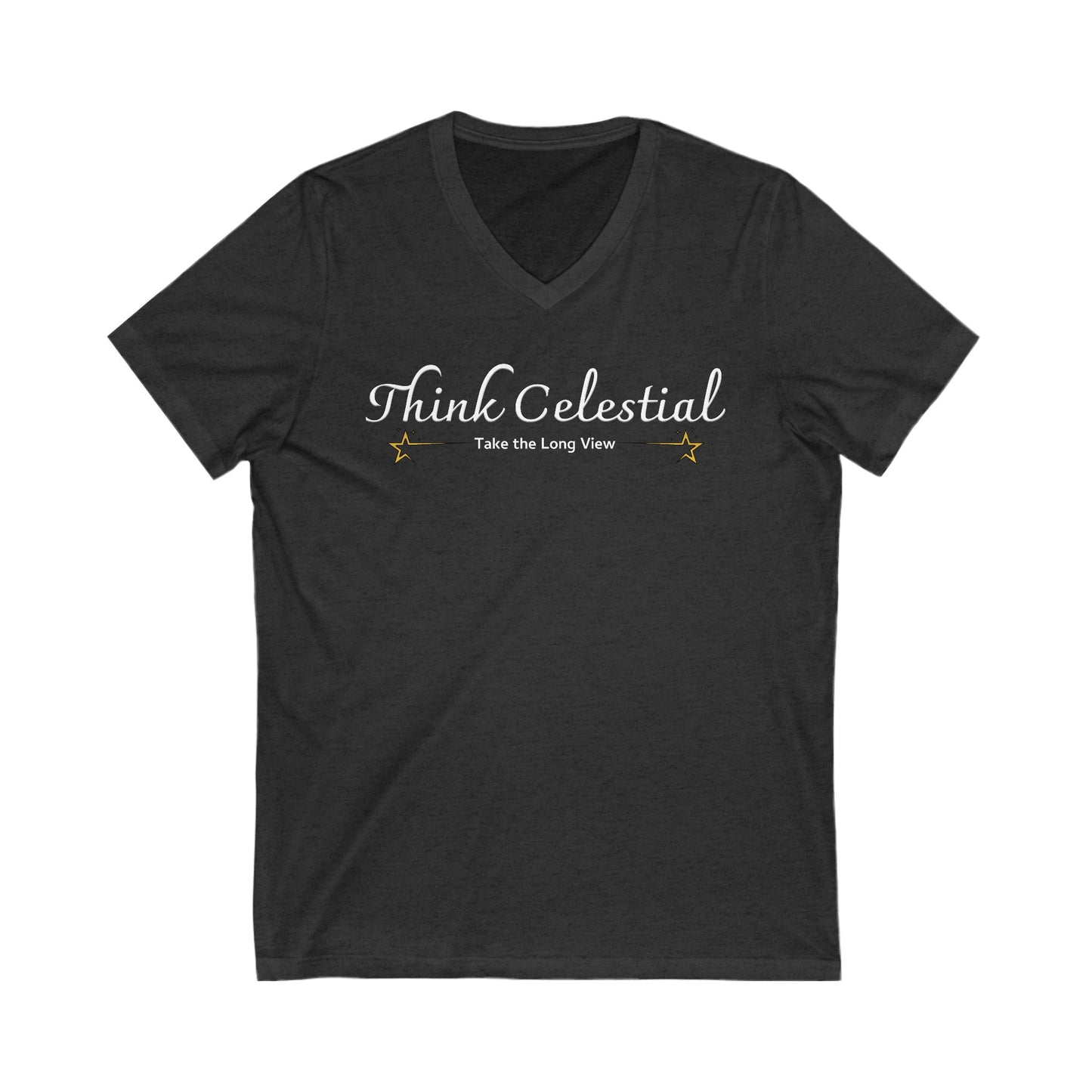 Think Celestial Jersey Short Sleeve V-Neck Tee