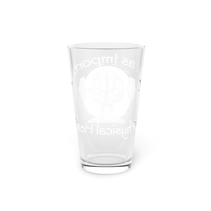 Mental Health Muscle 16oz Pint Glass