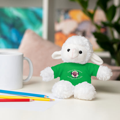 Mental Health Muscle Stuffed Animals with Tee