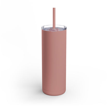 Social Battery Low Skinny Matte Tumbler, 20oz