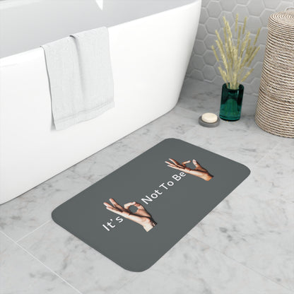 It's OK Not To Be OK Hands Memory Foam Bath Mat