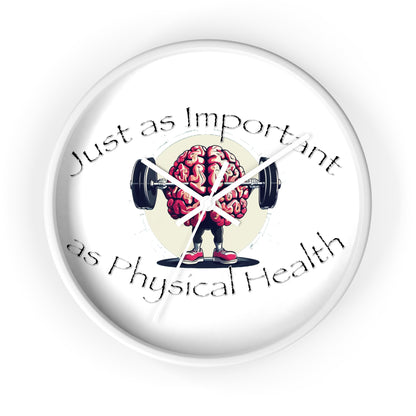 Mental Health Muscle Wall Clock