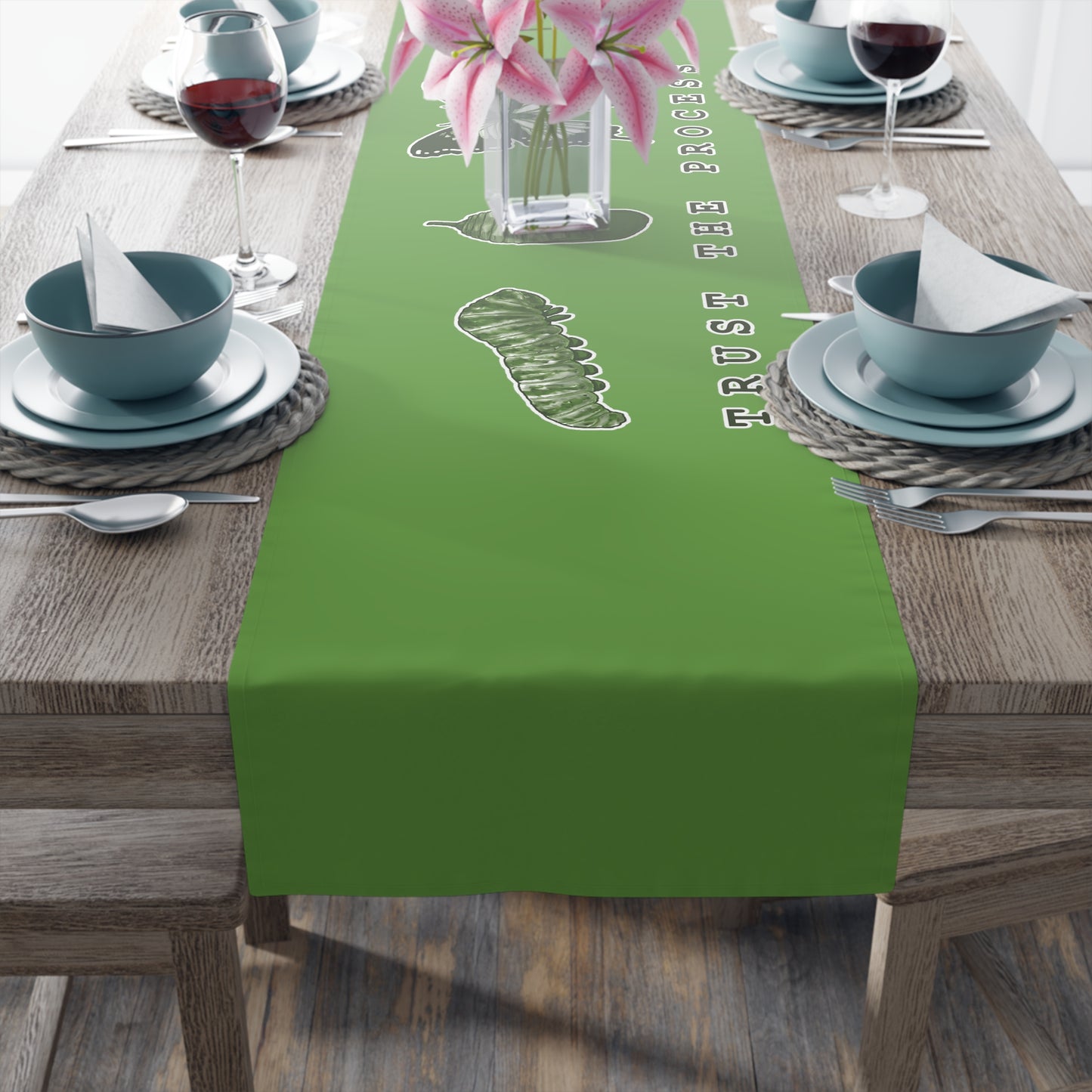 Trust The Process Table Runner (Cotton, Poly)