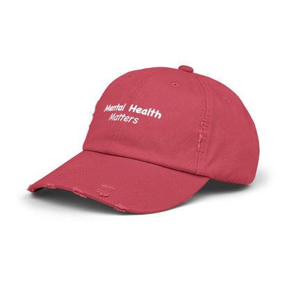 Mental Health Matters Unisex Distressed Cap