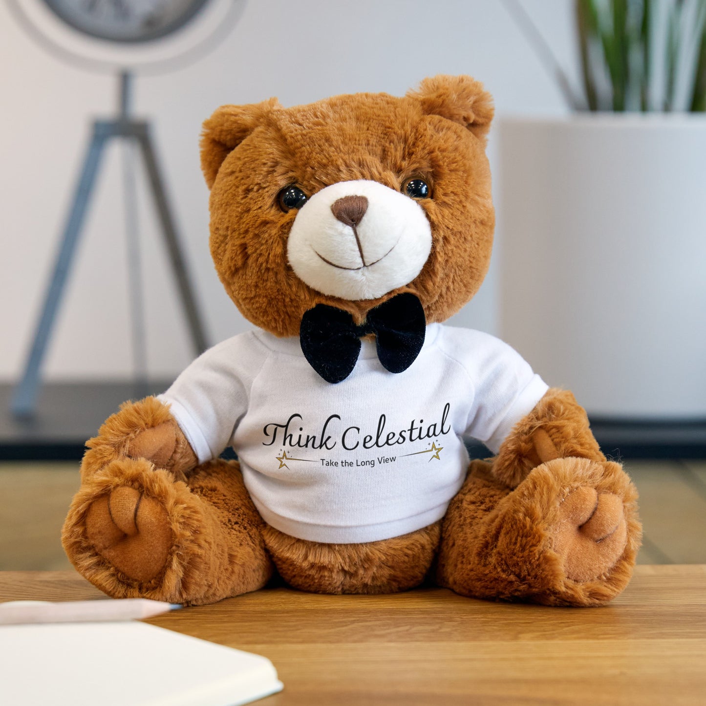 Think Celestial Teddy Bear with T-Shirt