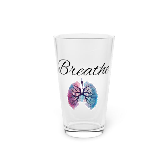 Breathe 16oz Pint Glass