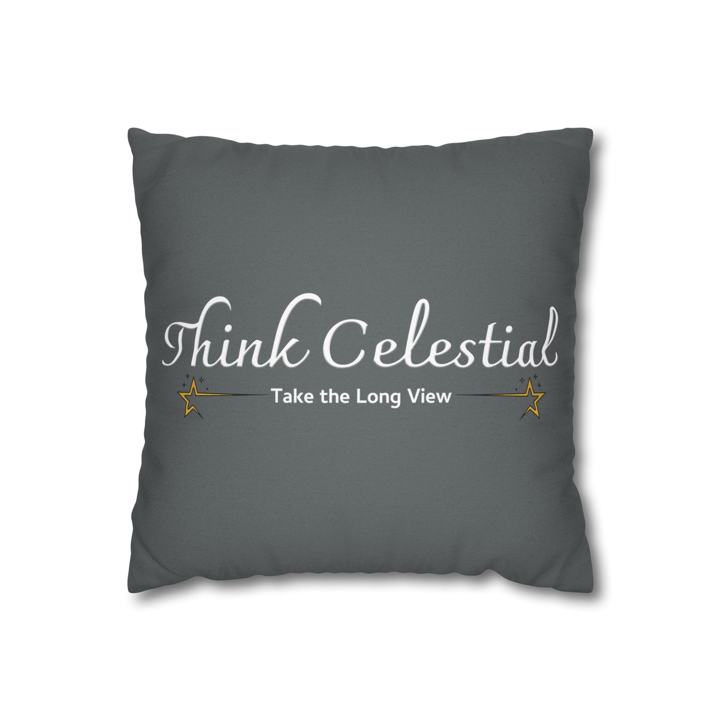 Think Celestial Spun Polyester Square Pillowcase