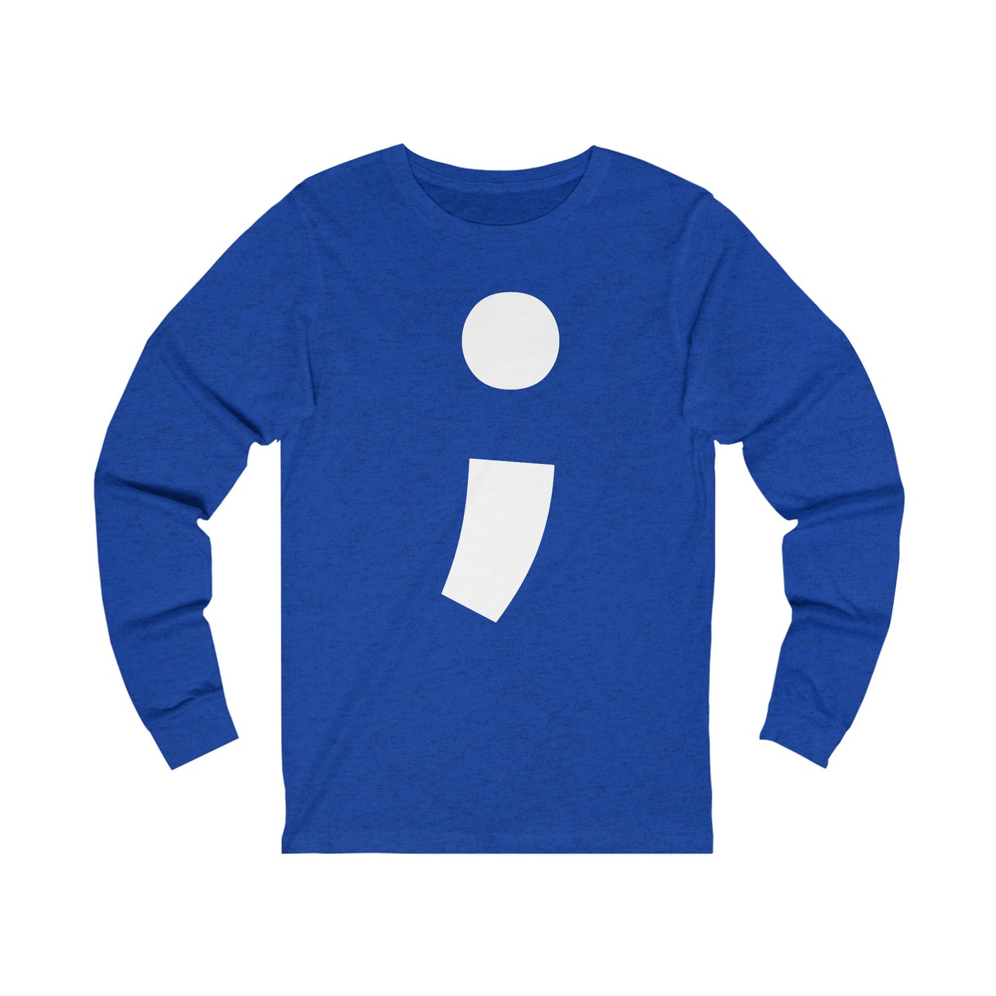 Semi-Colon ; Jersey Long Sleeve Tee