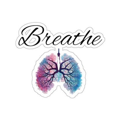 Breathe Kiss-Cut Stickers