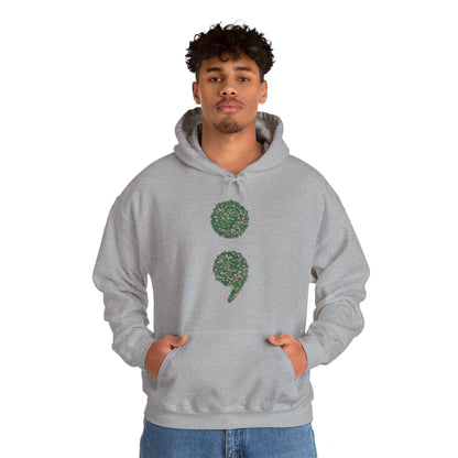 Flowers Semi-Colon Heavy Blend™ Hooded Sweatshirt