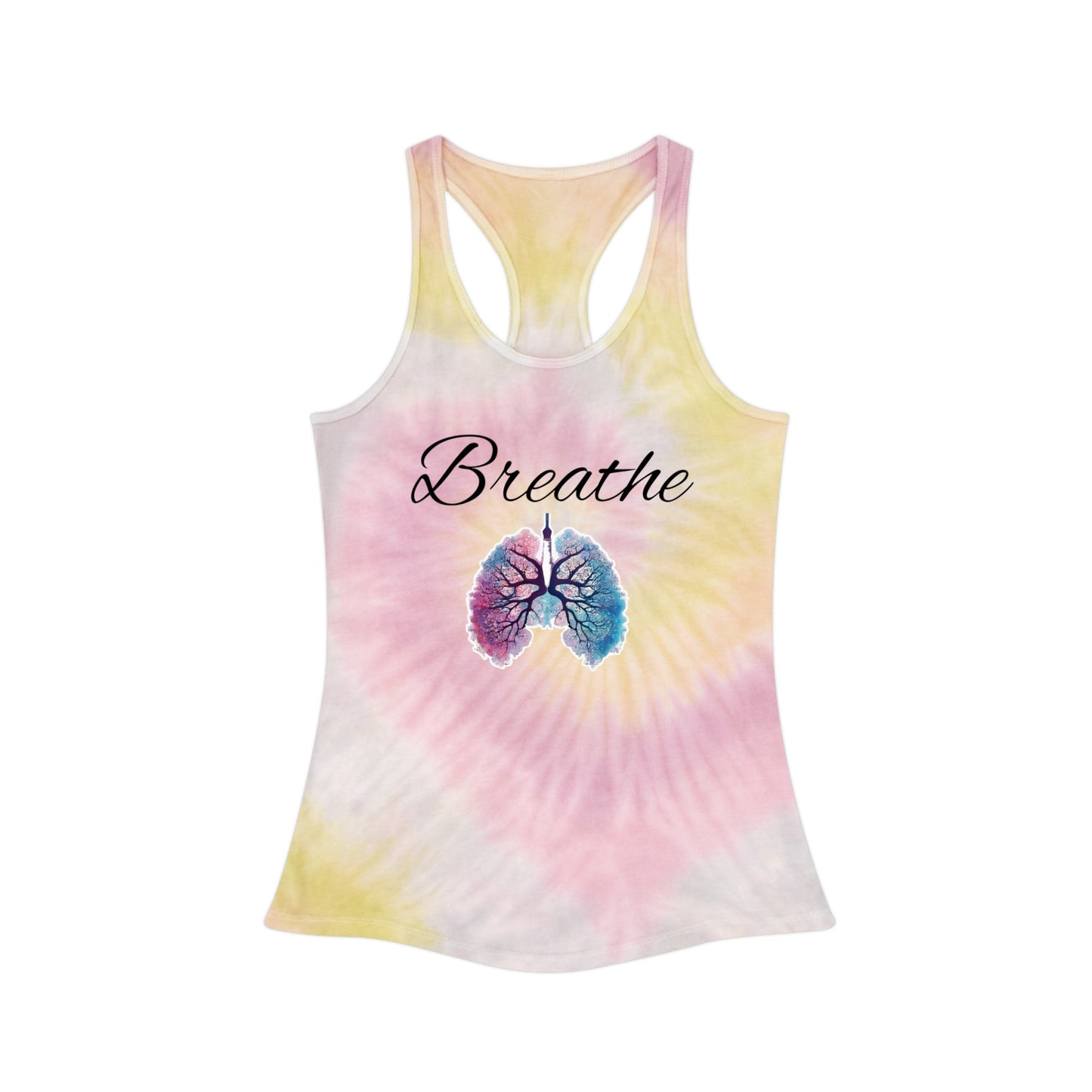 Breathe Tie Dye Racerback Tank Top