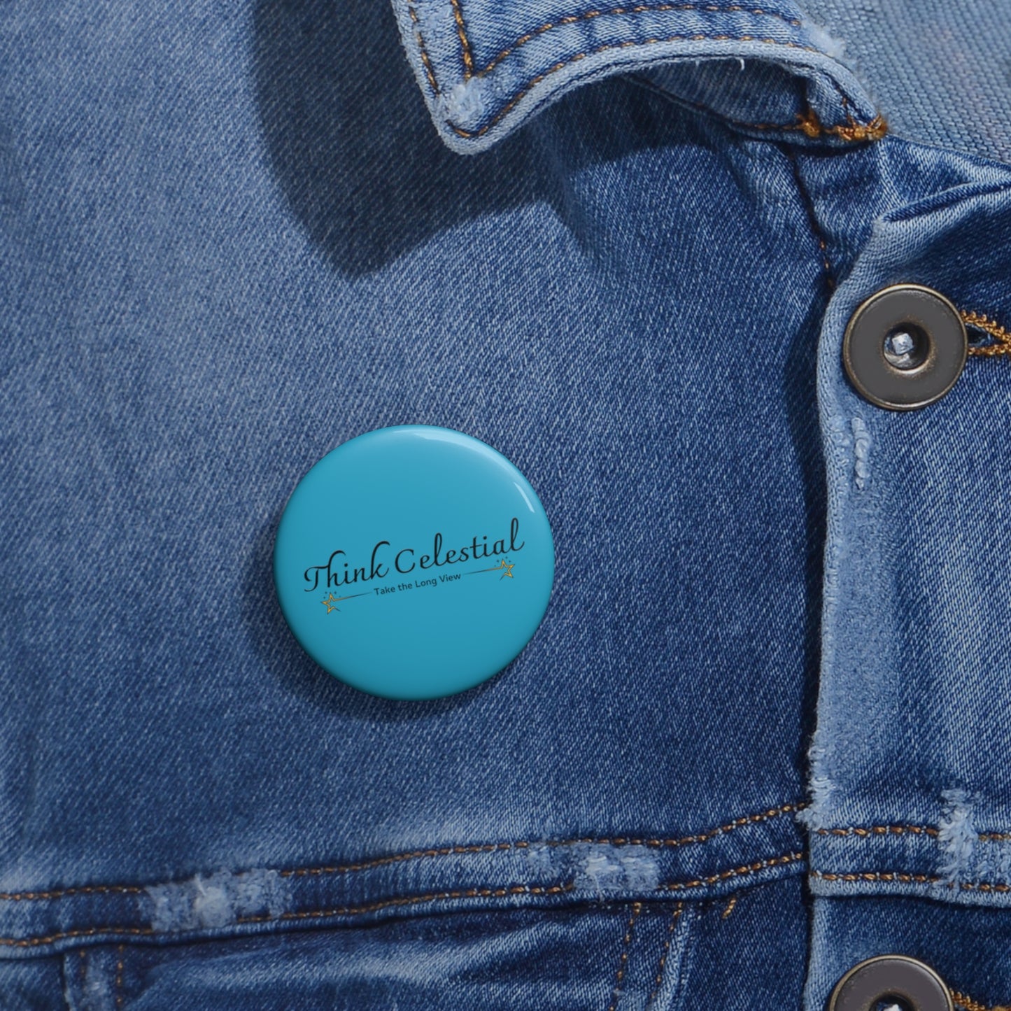 Think Celestial Pin Buttons