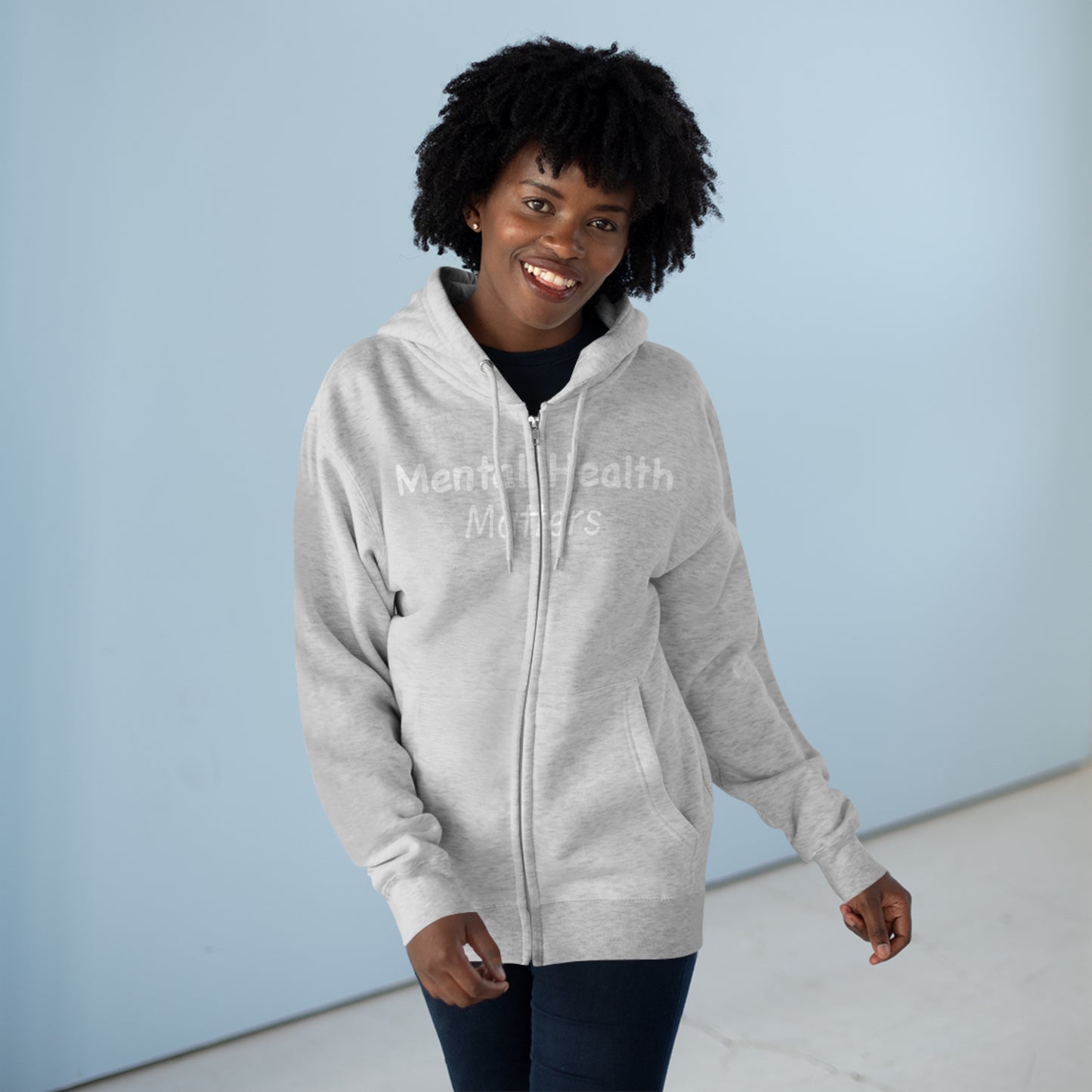 Mental Health Matters Unisex Zip Hoodie