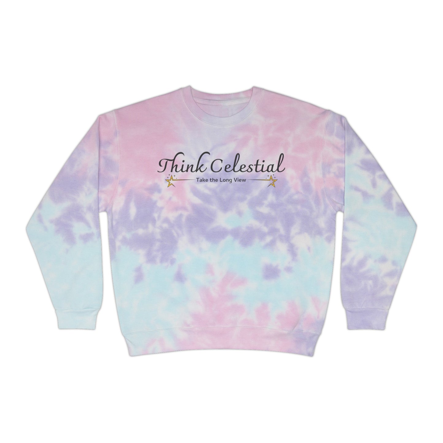 Think Celestial Unisex Tie-Dye Sweatshirt