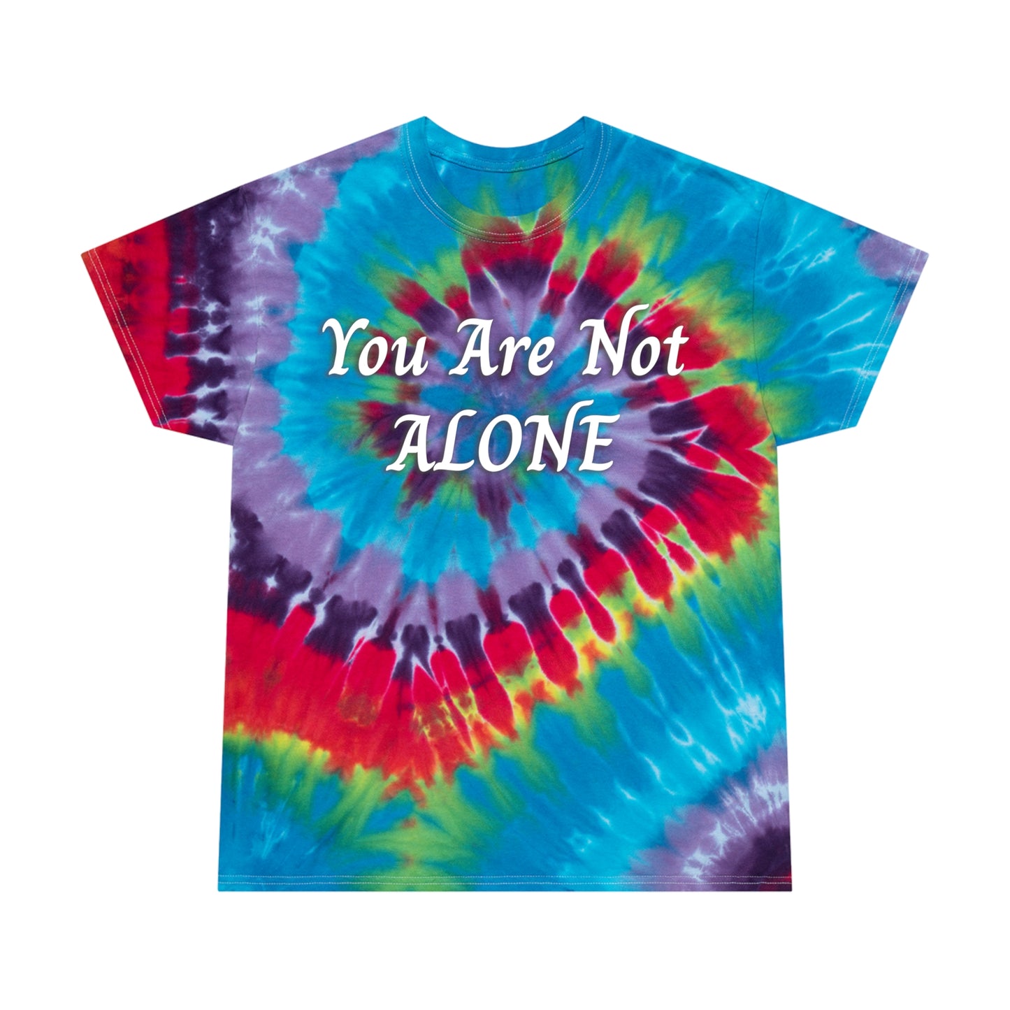 You Are Not Alone Tie-Dye Tee, Spiral