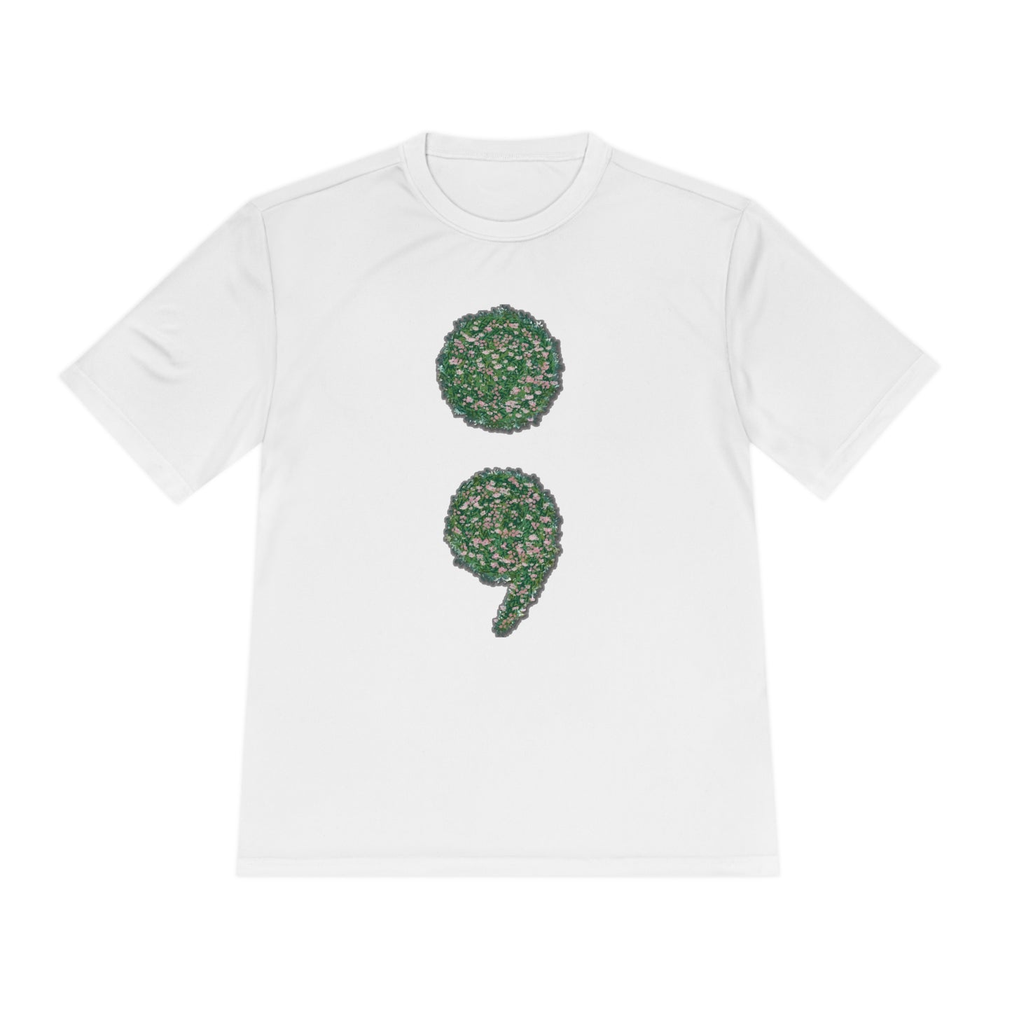 Flowers Semi-Colon Moisture Wicking Tee