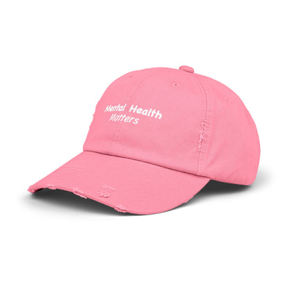 Mental Health Matters Unisex Distressed Cap