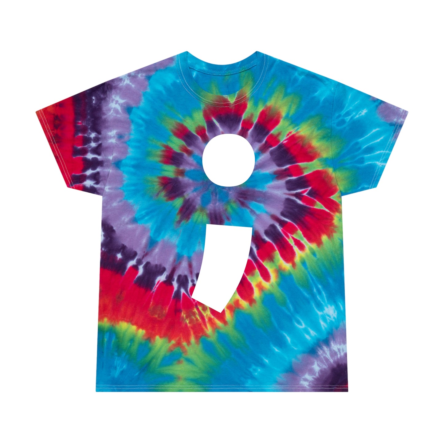 Semi-Colon ; Tie-Dye Tee, Spiral