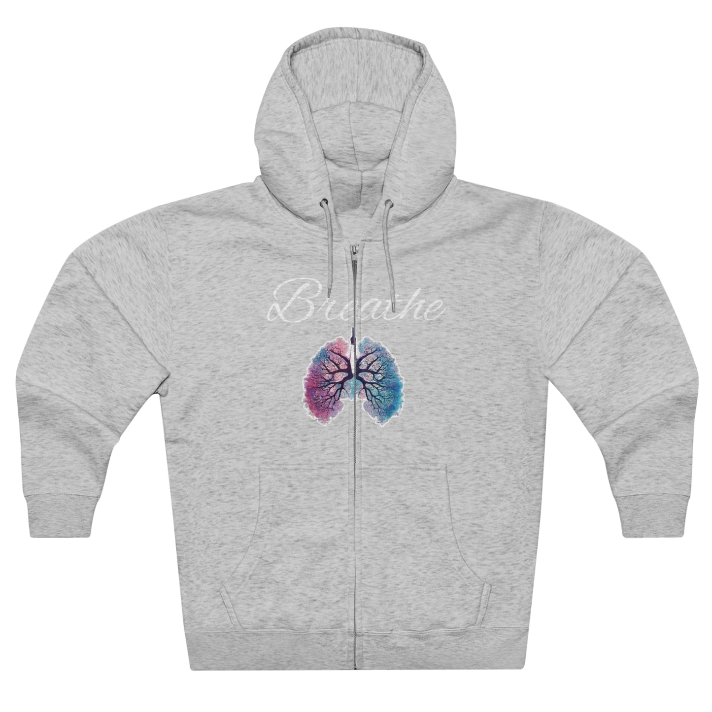 Breathe Unisex Zip Hoodie