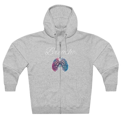 Breathe Unisex Zip Hoodie