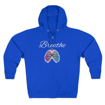 Breathe Unisex Zip Hoodie