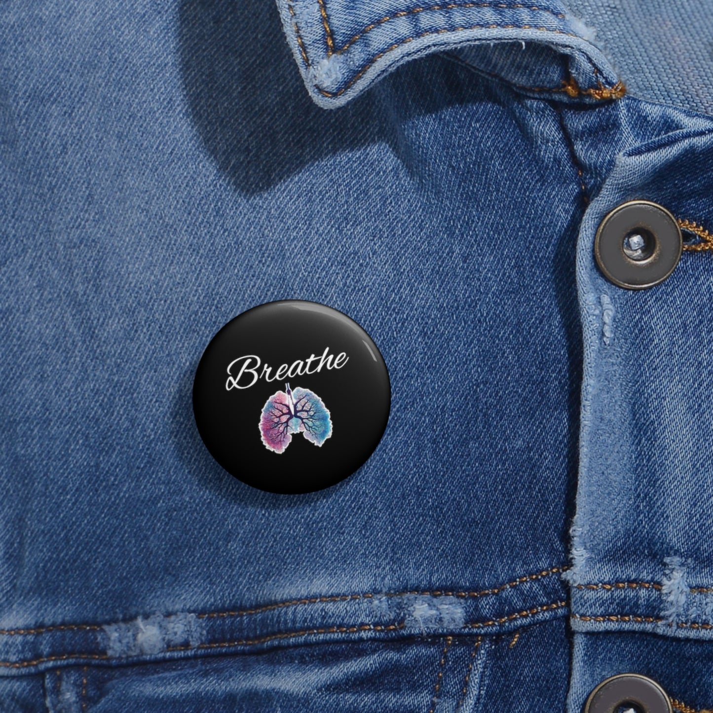 Breathe Pin Buttons