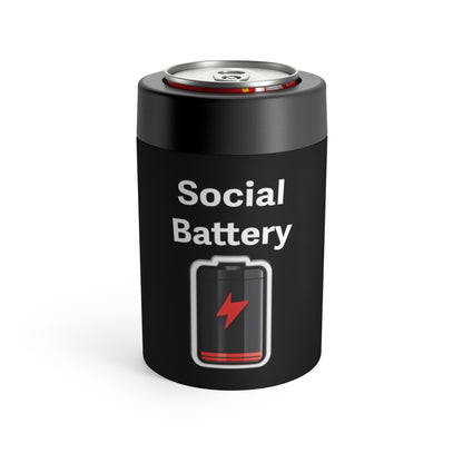 Social Battery Low Can Holder