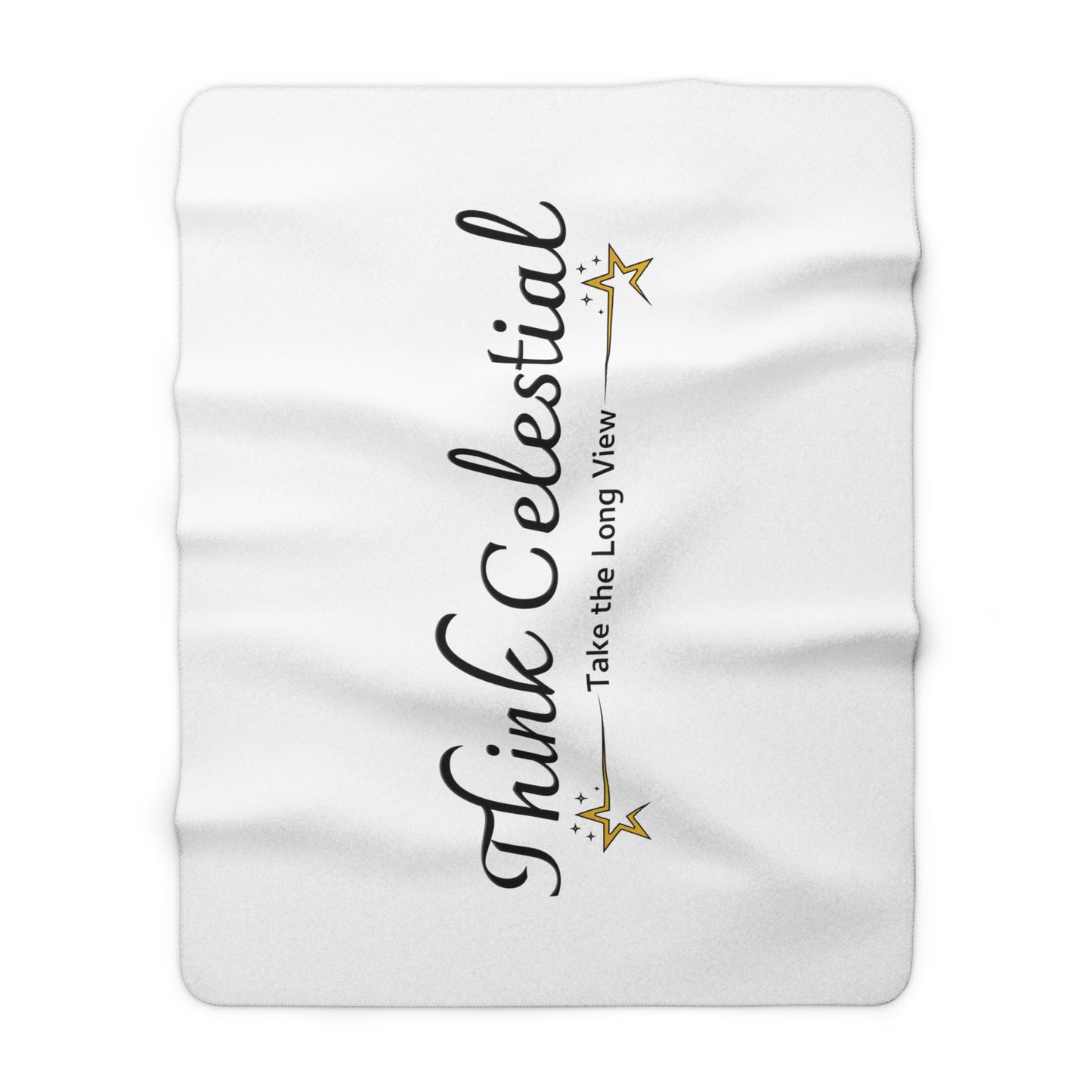 Think Celestial Sherpa Fleece Blanket