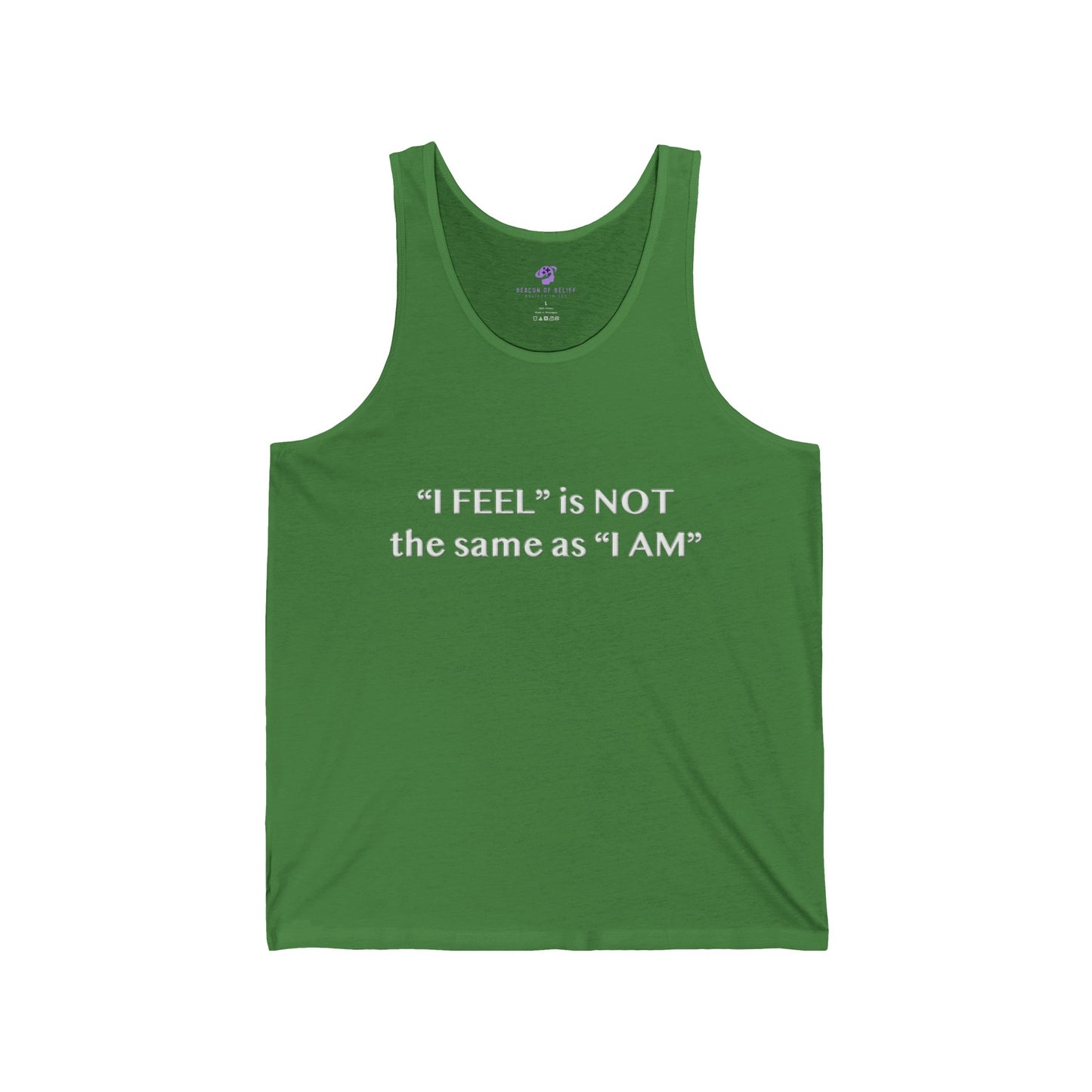 I Feel is Not the same as I Am Unisex Jersey Tank