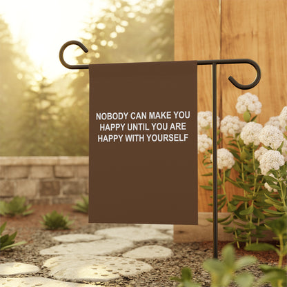 Happy with Yourself Garden & House Banner