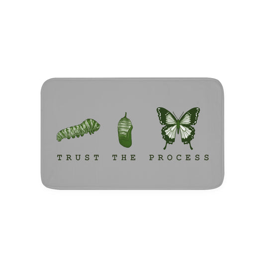 Trust The Process Memory Foam Bath Mat