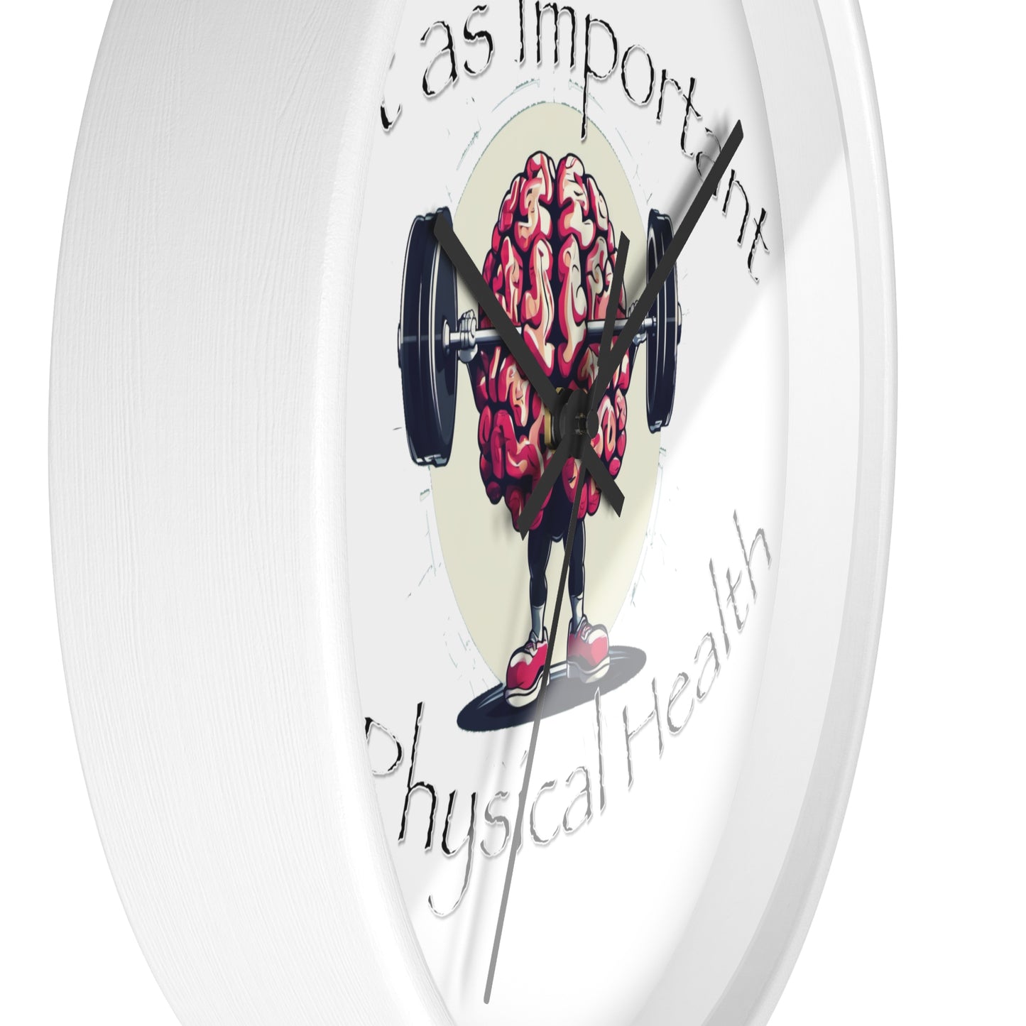 Mental Health Muscle Wall Clock